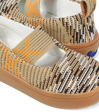 Burberry Check knitted Mary Jane flats