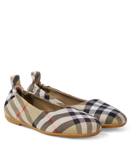 Burberry Check ballet flats