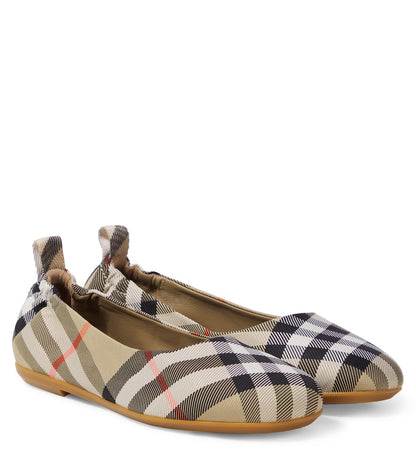 Burberry Check ballet flats