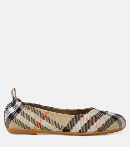 Burberry Check ballet flats
