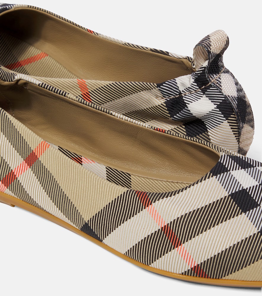 Burberry Check ballet flats