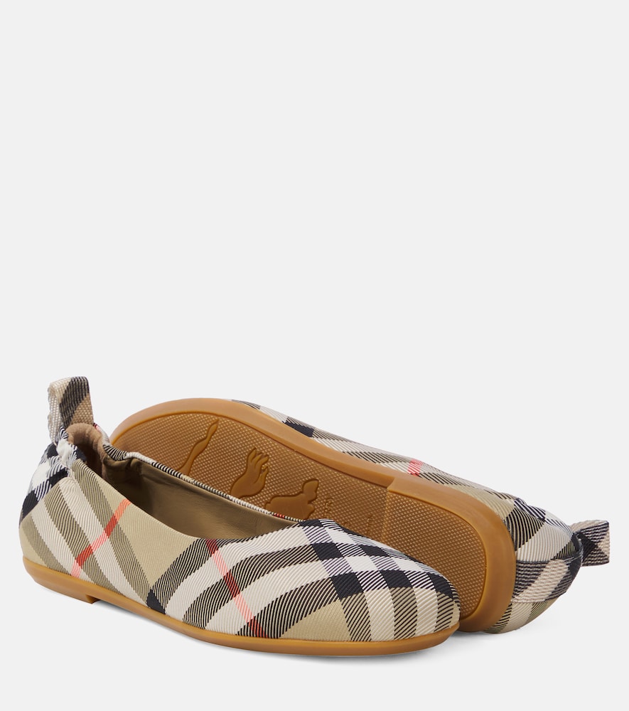 Burberry Check ballet flats
