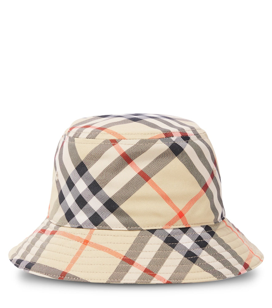 Burberry Check bucket hat