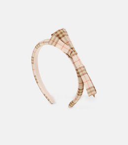 Burberry Check cotton headband
