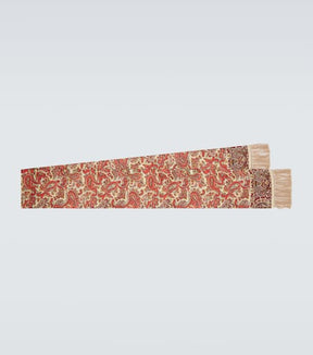 Paisley silk scarf