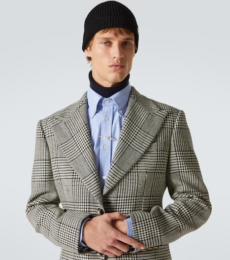 VLogo Signature cashmere beanie