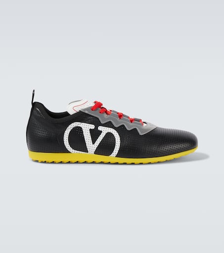 Chromathon VLogo Signature leather sneakers