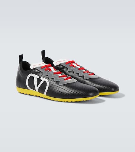 Chromathon VLogo Signature leather sneakers