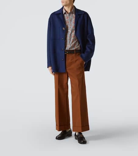 Printed cotton shirt