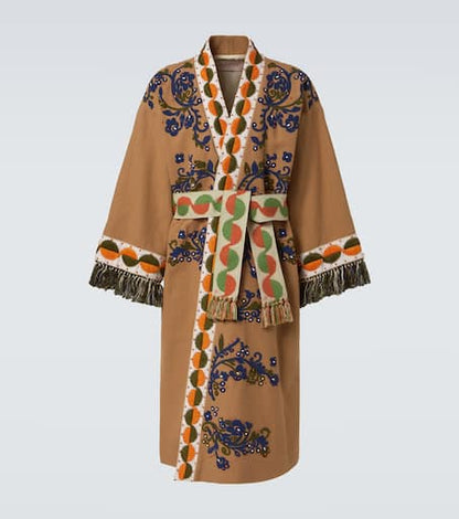 Embellished cotton cardigan