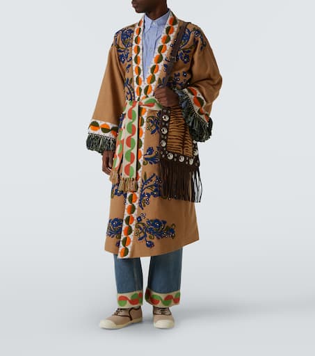 Embellished cotton cardigan