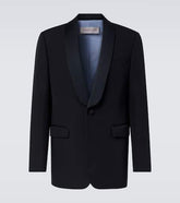 Virgin wool tuxedo jacket