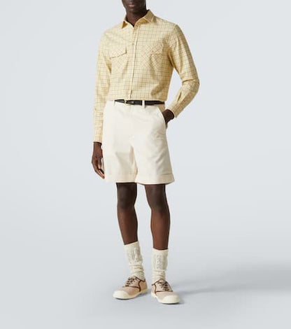 Denim Bermuda shorts