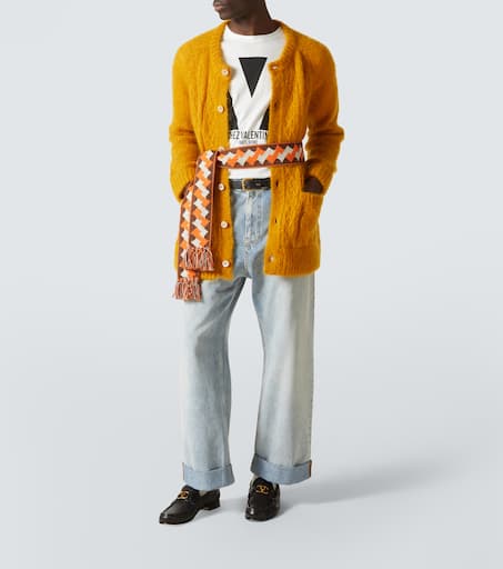 High-rise straight jeans