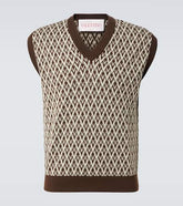 Toute La V virgin wool sweater vest