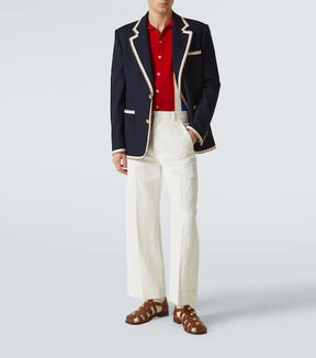 Striped cotton shirt
