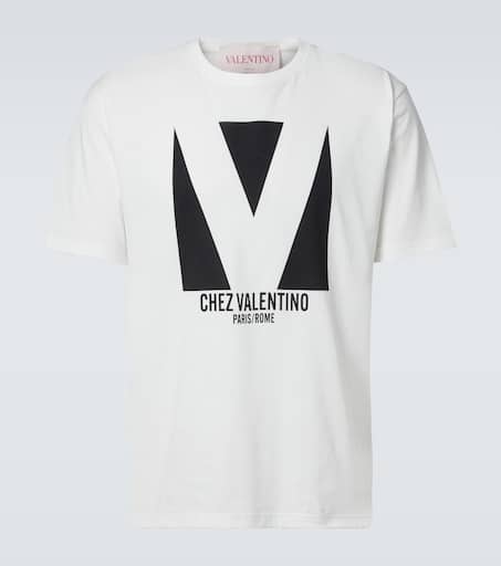 Chez Valentino cotton jersey T-shirt