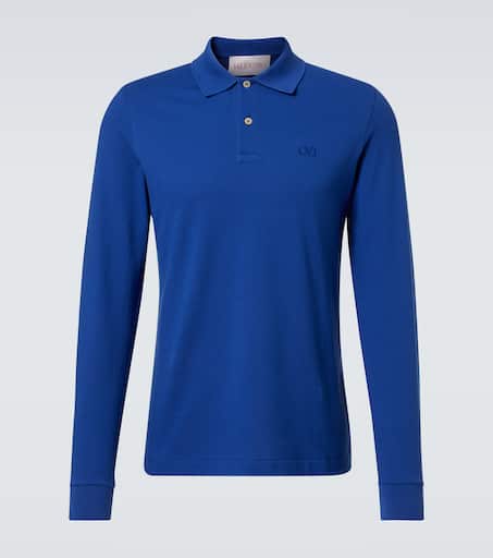 Cotton polo sweater