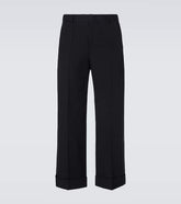 Virgin wool tuxedo pants