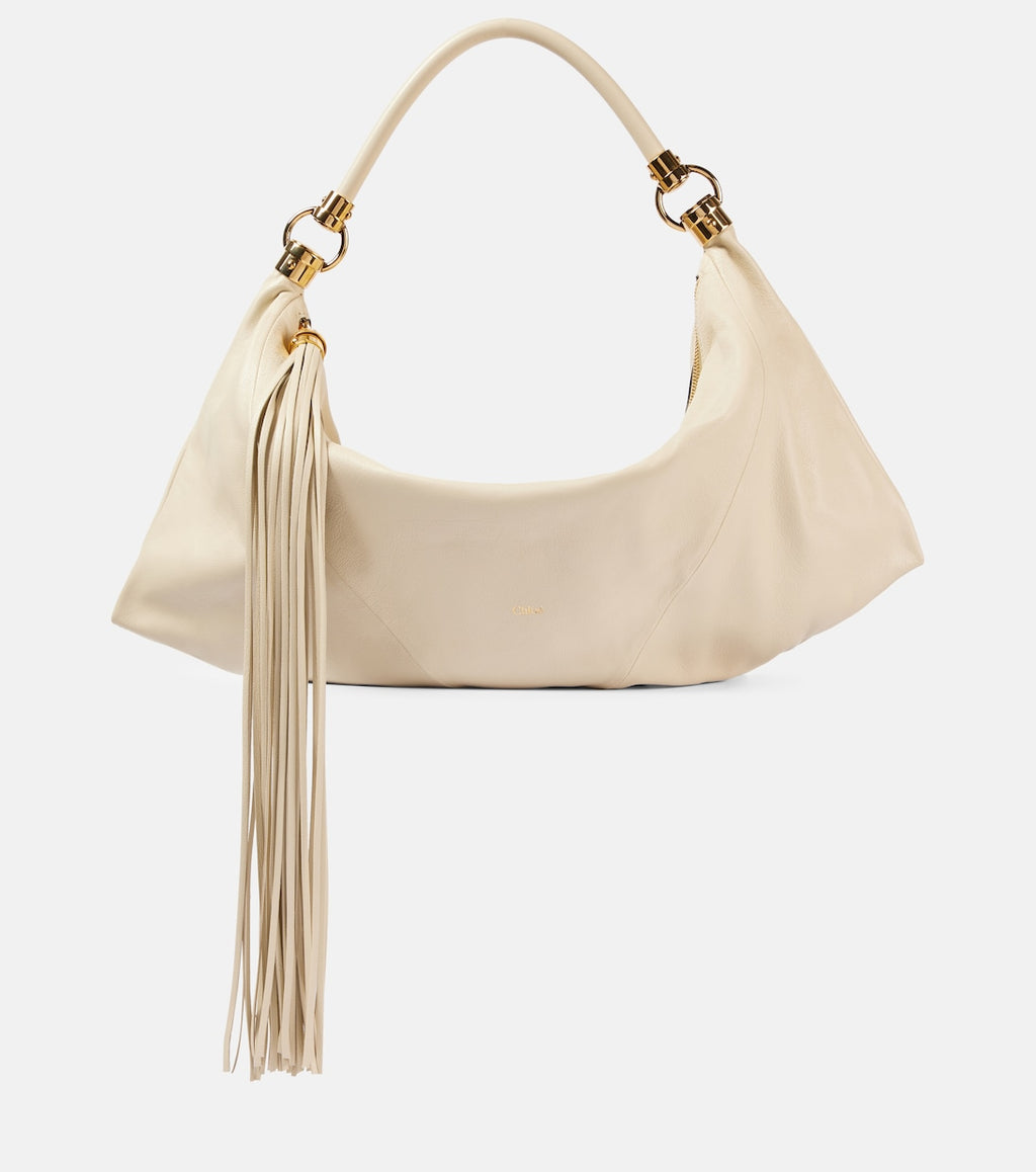 Foulard Medium leather shoulder bag