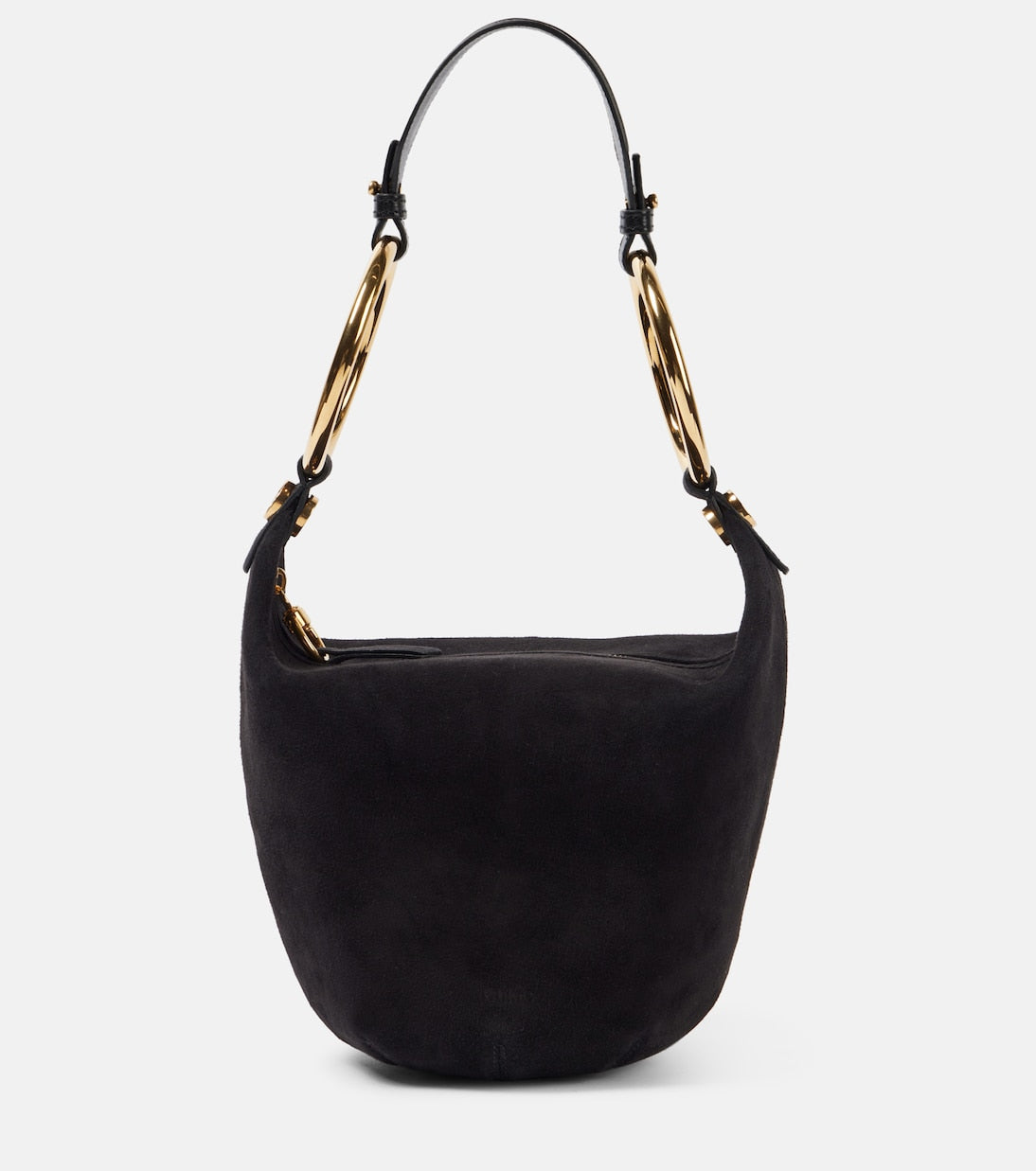 Bracelet Medium suede shoulder bag