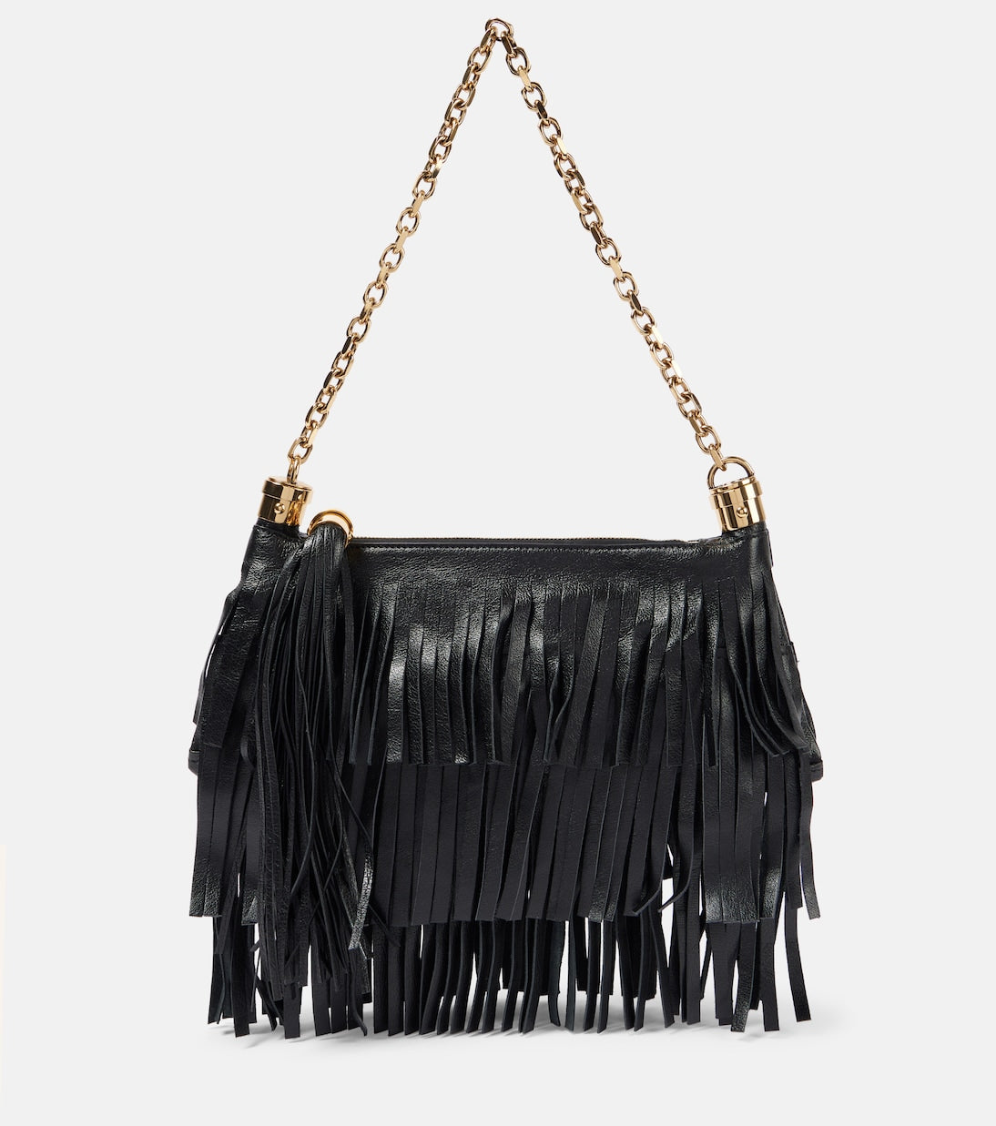 Chloé Foulard fringed leather shoulder bag