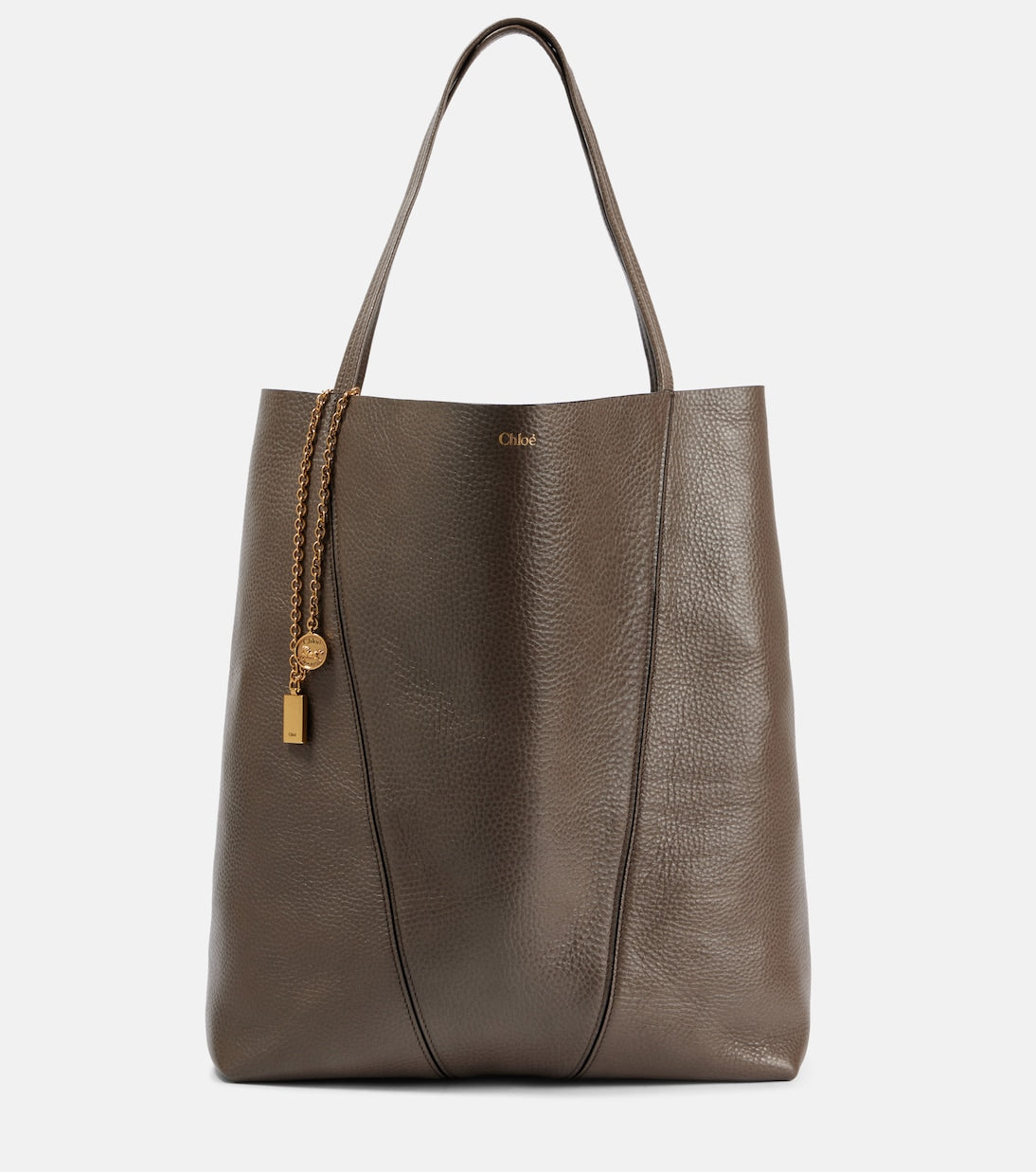 Chloé Spin Large leather tote bag