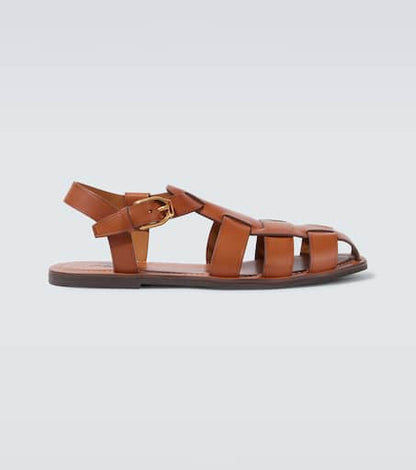 Leather fisherman sandals