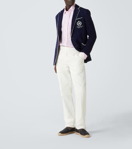 Linen Oxford shirt