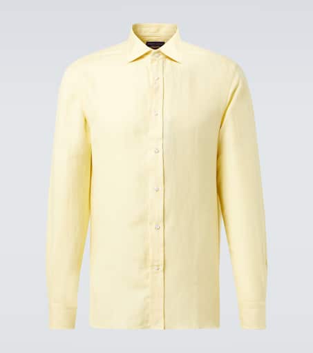 Aston silk and linen shirt