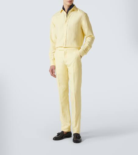 Aston silk and linen shirt