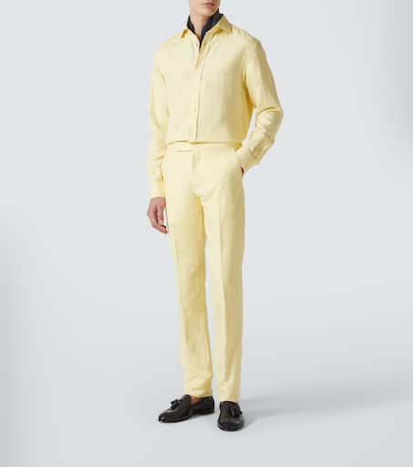 Aston silk and linen shirt