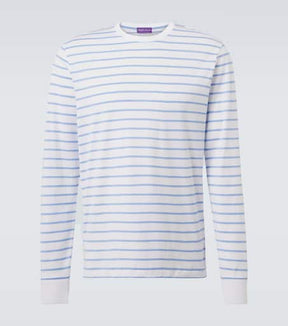 Striped cotton jersey T-shirt