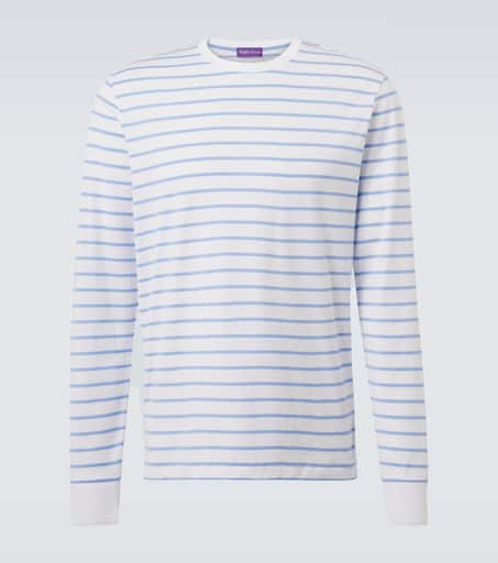Striped cotton jersey T-shirt