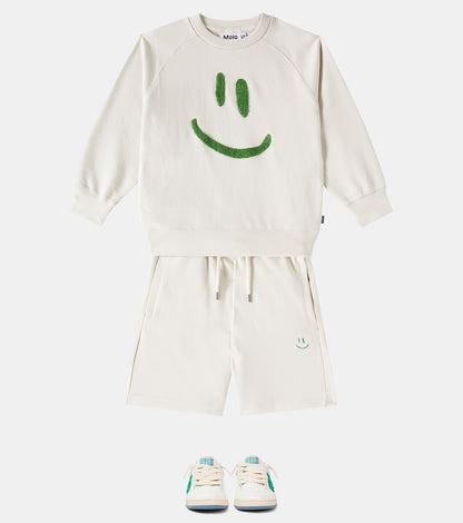 Ballstar embroidered leather sneakers