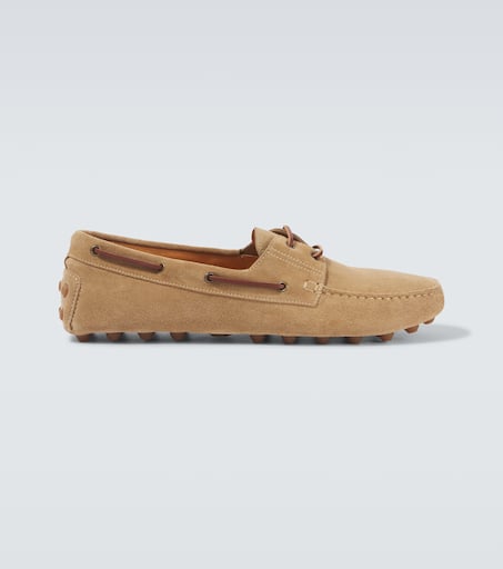 Gommino Bubble suede driving shoes