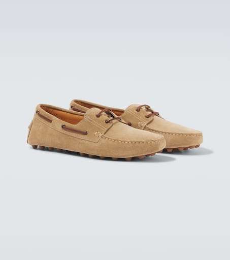 Gommino Bubble suede driving shoes