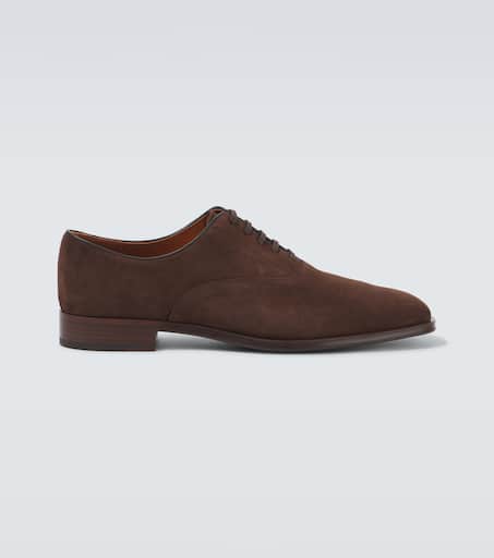 Suede Derby shoes