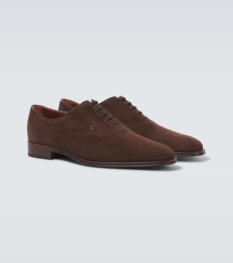 Suede Derby shoes
