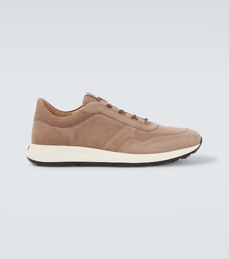 Suede sneakers