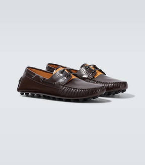 Gommino leather driving shoes