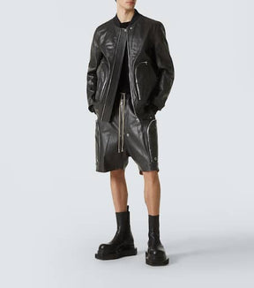 Bauhaus Flight leather bomber jacket