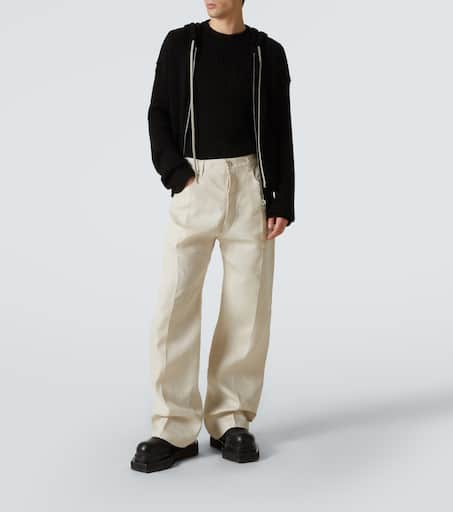 Zip-up cotton cardigan
