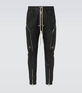 Bauhaus leather cargo pants