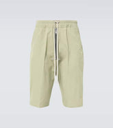 Bela Pods cotton-blend poplin Bermuda shorts