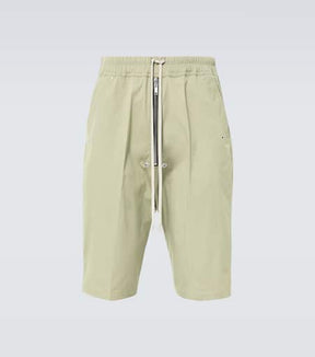 Bela Pods cotton-blend poplin Bermuda shorts
