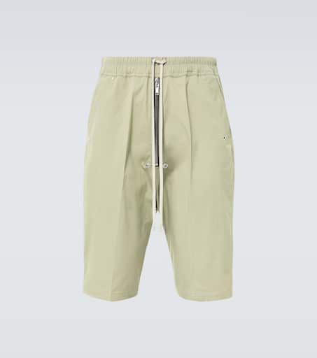 Bela Pods cotton-blend poplin Bermuda shorts