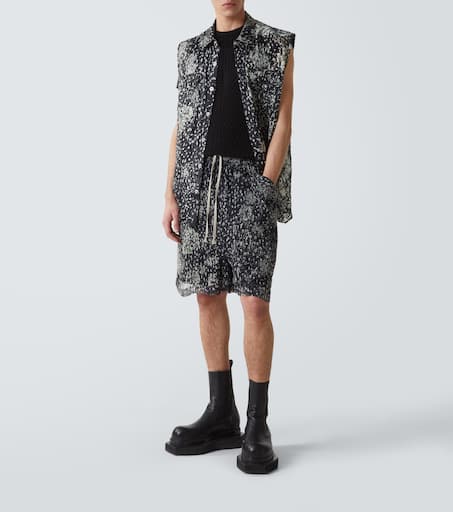 Lido silk shorts