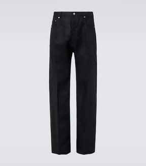 Geth linen wide-leg pants