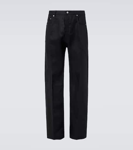 Geth linen wide-leg pants